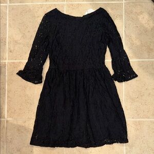 H&M Black Lace Kids Dress